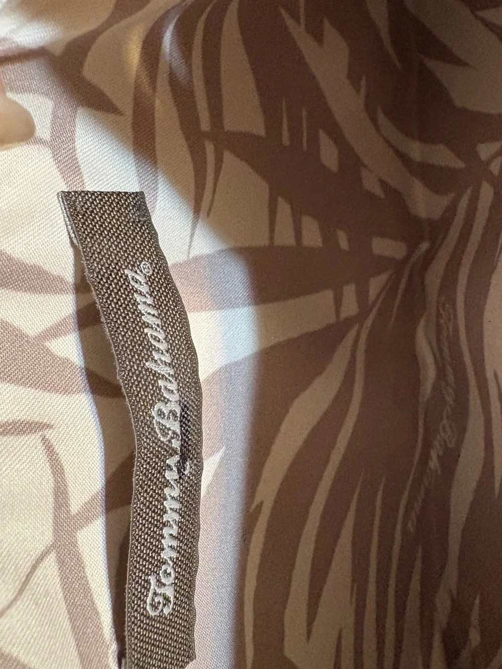 Tommy Bahama Beaded Floral Wristlet in Ivory and Yellow